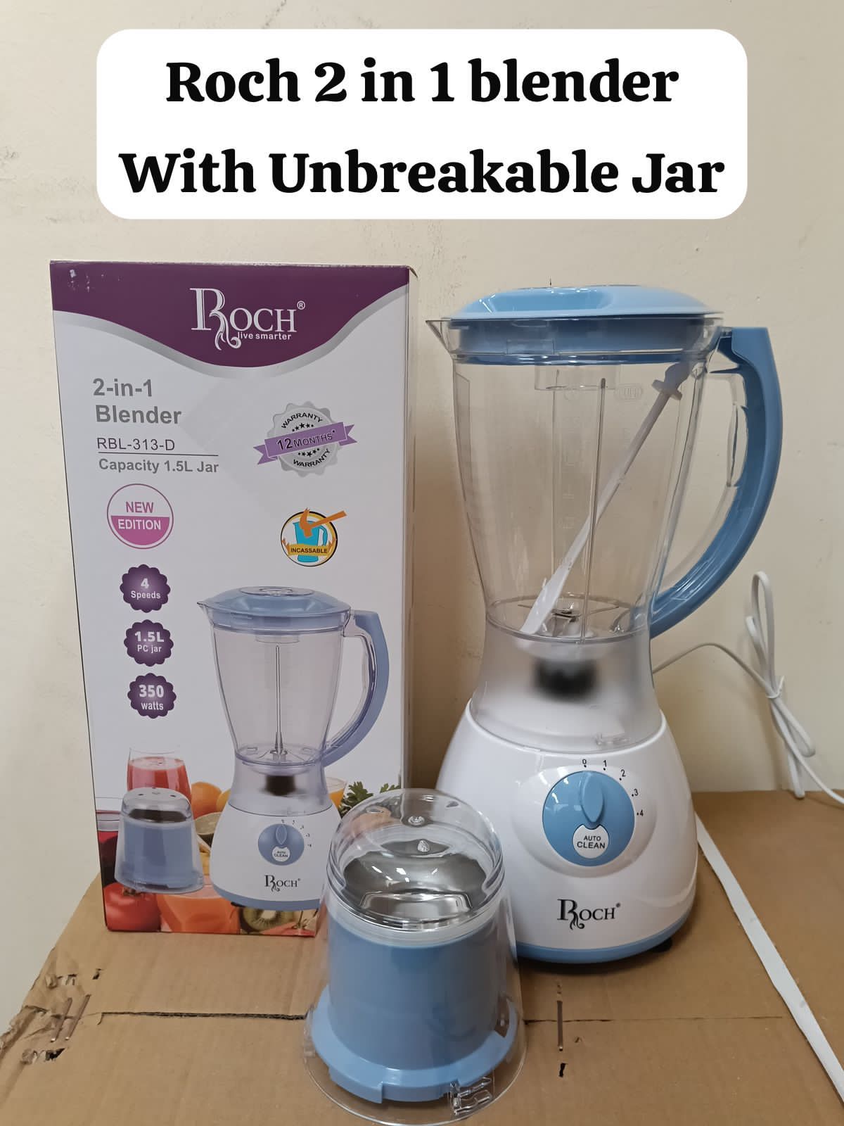 ROCH 2 IN 1 BLENDER RBL-313-D